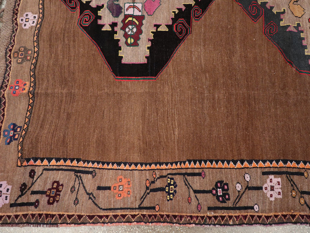 Vintage Turkish Tribal Small Room Size Carpet, No.31585 - Galerie Shabab