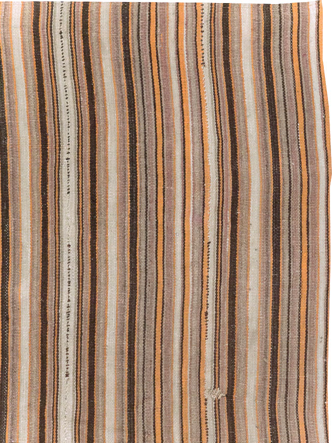 Vintage Persian Flatweave Kilim Square Carpet, No.31604 - Galerie Shabab