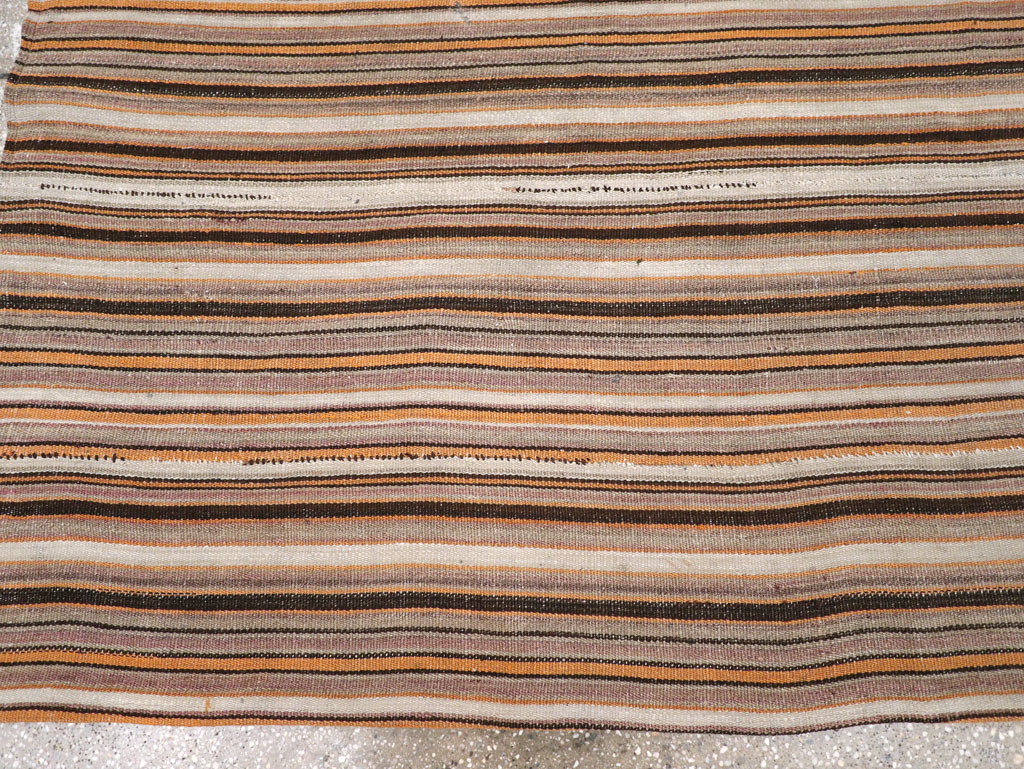 Vintage Persian Flatweave Kilim Square Carpet, No.31604 - Galerie Shabab