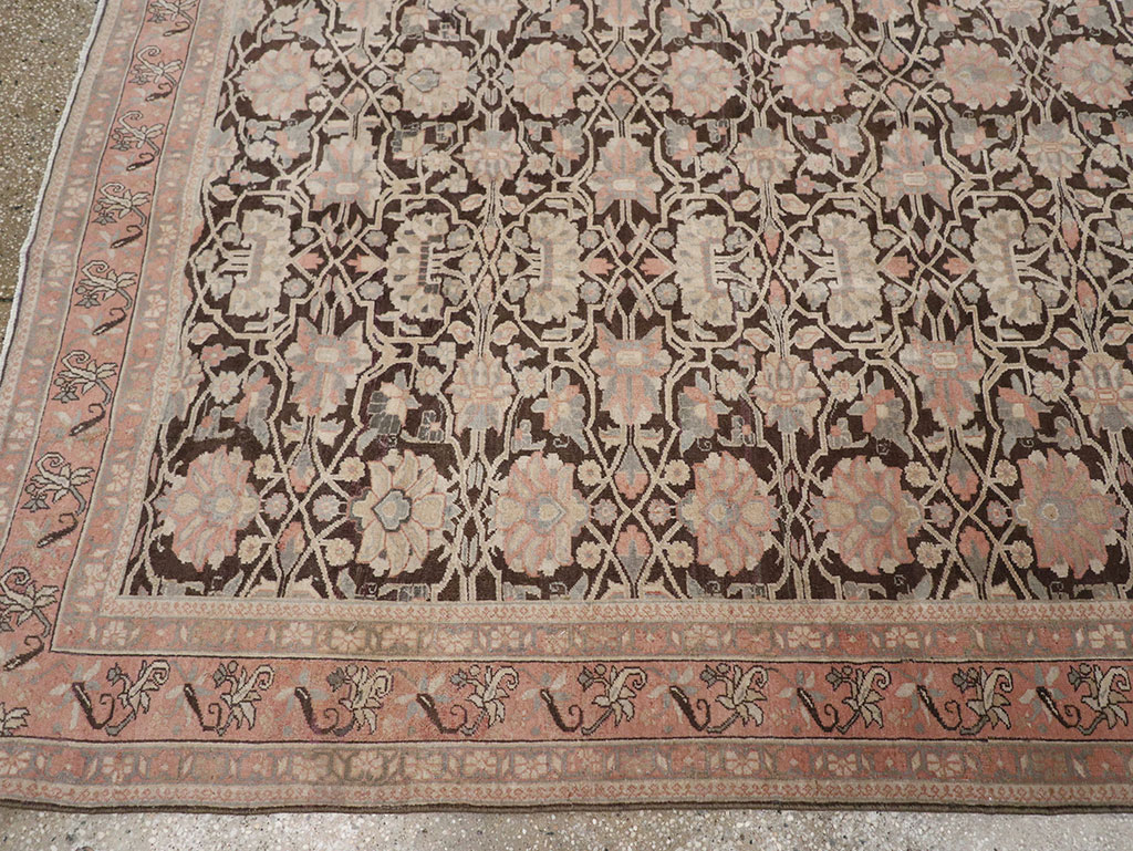 Vintage Persian Bidjar Room Size Carpet, No.31650 - Galerie Shabab