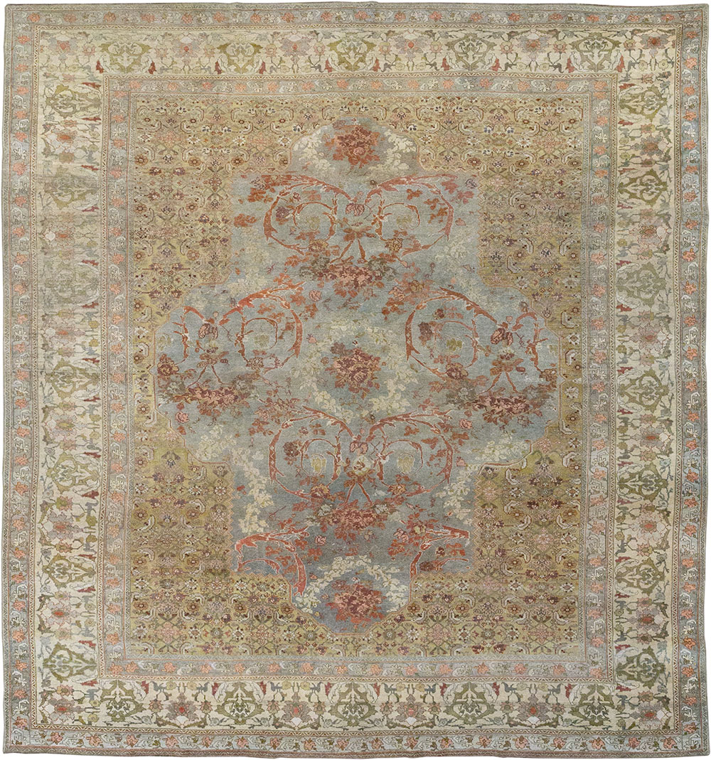 Antique Persian Bidjar Room Size Carpet, No.31694 - Galerie Shabab