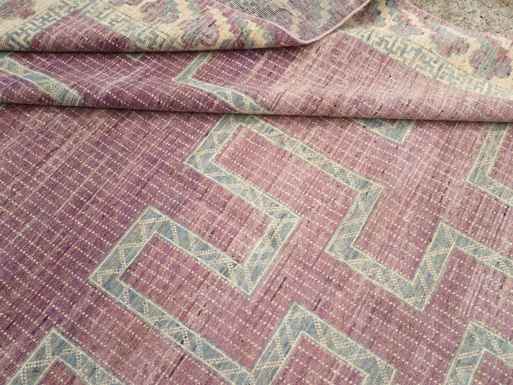 African Tuareg Inspired Modern East Turkestan Khotan Room Size Carpet, No.31720 - Galerie Shabab