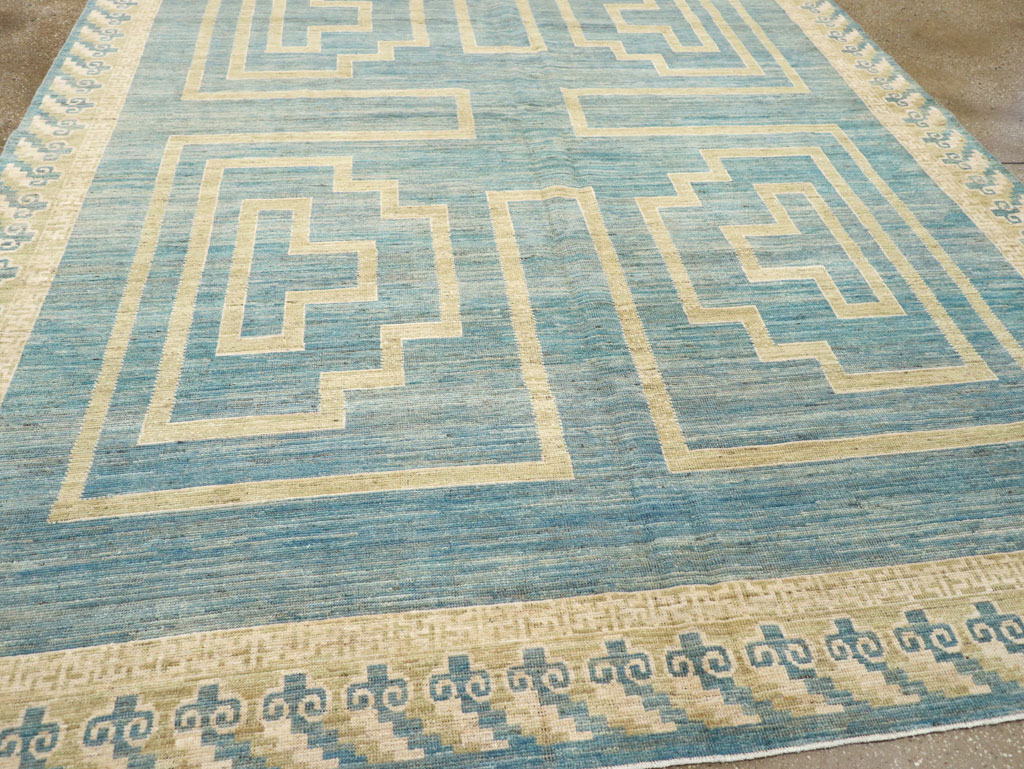 African Tuareg Inspired Modern East Turkestan Khotan Room Size Carpet, No.31723 - Galerie Shabab