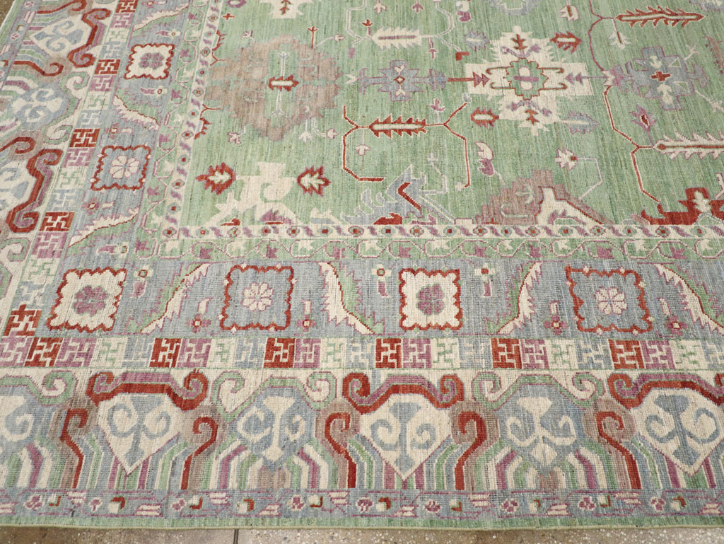 Modern East Turkestan Khotan Room Size Carpet, No.31733 - Galerie Shabab