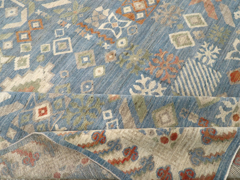 Modern East Turkestan Khotan Small Room Size Carpet, No.31734 - Galerie Shabab