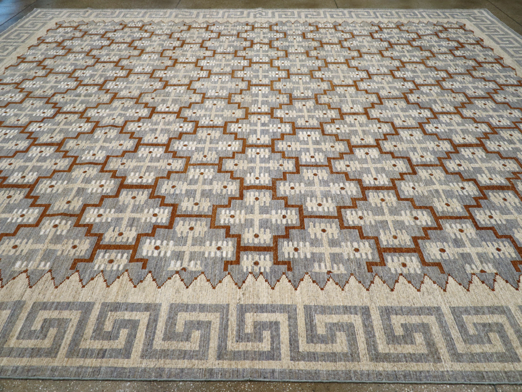 Modern East Turkestan Khotan Large Room Size Carpet, No.31764 - Galerie Shabab