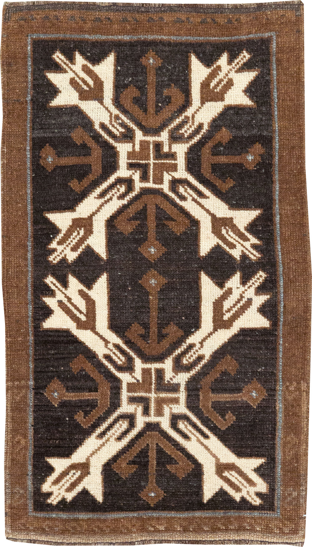 Vintage Turkish Anatolian Throw Rug, No.31855 - Galerie Shabab