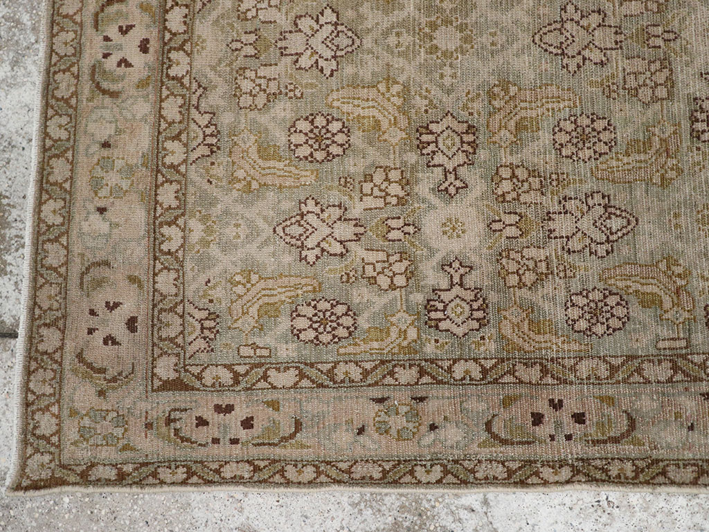 Vintage Persian Malayer Throw Rug, No.31969 - Galerie Shabab