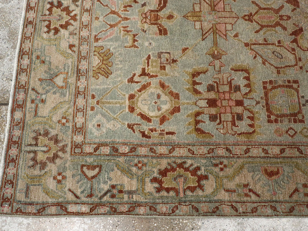 Vintage Persian Malayer Accent Rug, No.32002 - Galerie Shabab