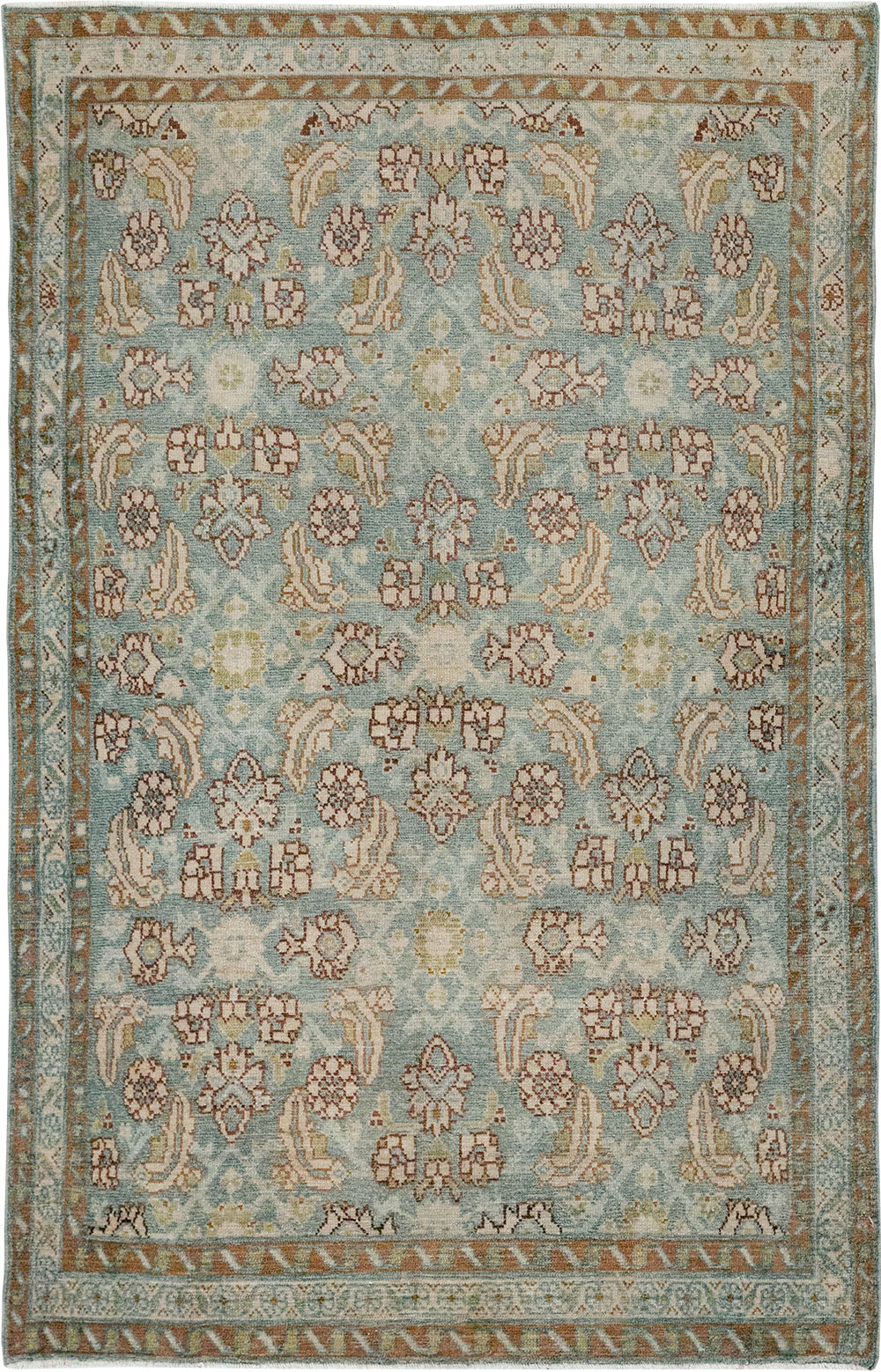 Antique Persian Malayer Throw Rug, No.32043 - Galerie Shabab