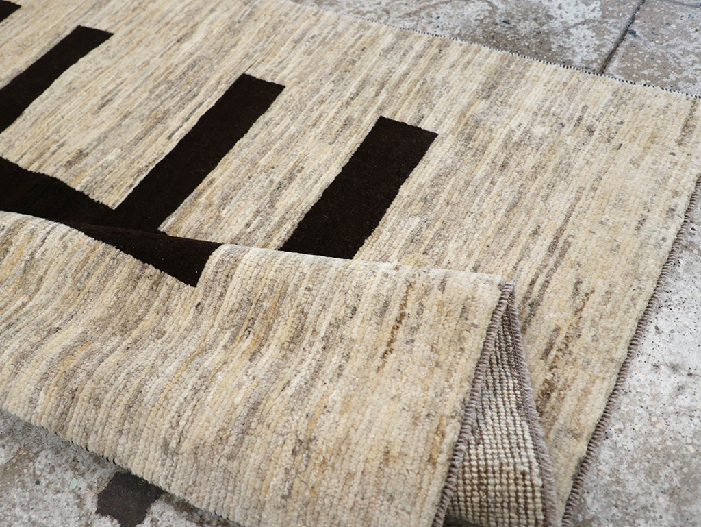 Modern Persian Gabbeh Pictorial Throw Rug (Pair: 2 of 2), No.32087 - Galerie Shabab