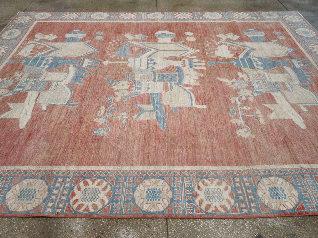Modern East Turkestan Khotan Room Size Carpet, No.32149 - Galerie Shabab