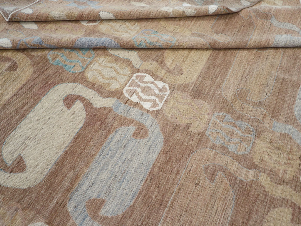 Modern East Turkestan Khotan Room Size Carpet, No.32157 - Galerie Shabab