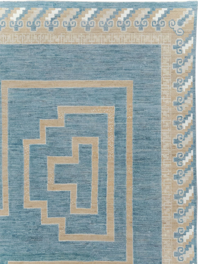 African Tuareg Inspired Modern East Turkestan Khotan Room Size Carpet, No.32160 - Galerie Shabab
