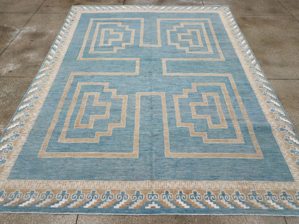 African Tuareg Inspired Modern East Turkestan Khotan Room Size Carpet, No.32160 - Galerie Shabab