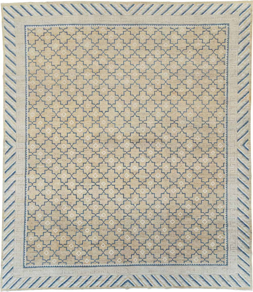 Modern East Turkestan Khotan Large Room Size Carpet, No.32166 - Galerie Shabab
