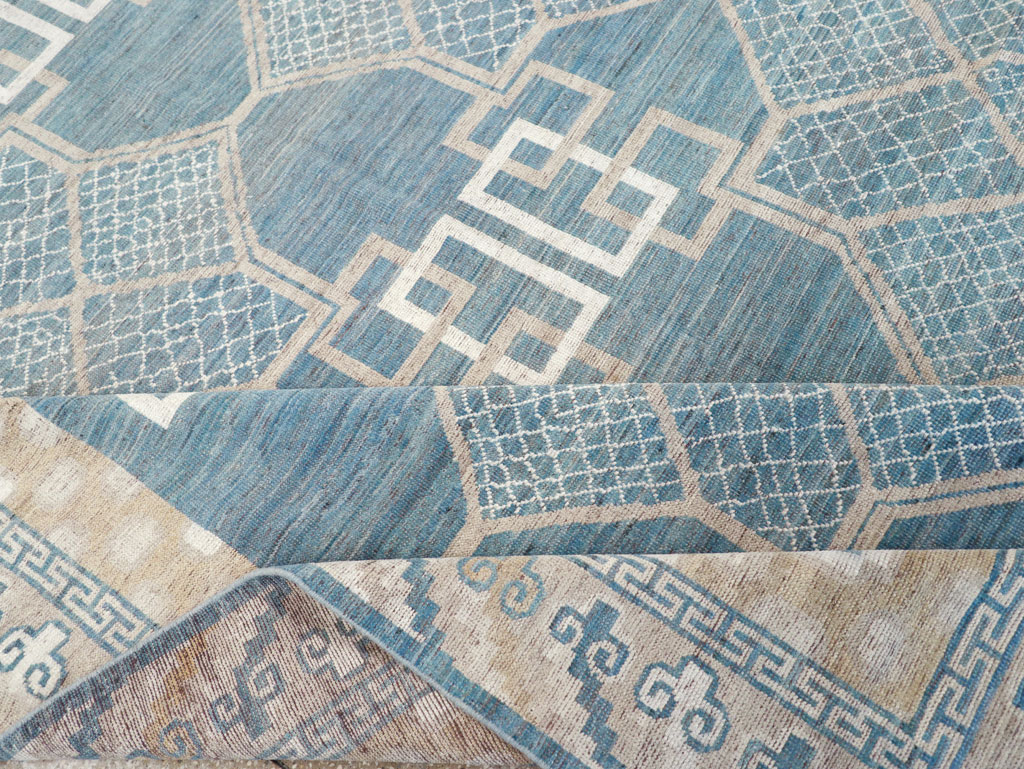 Modern East Turkestan Khotan Room Size Carpet, No.32186 - Galerie Shabab