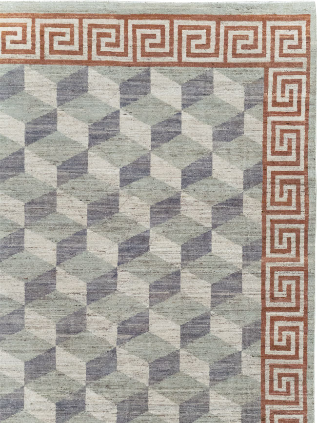 Modern East Turkestan Khotan Room Size Carpet, No.32191 - Galerie Shabab