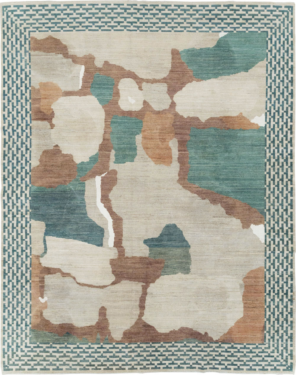 Modern East Turkestan Khotan Room Size Carpet, No.32208 - Galerie Shabab