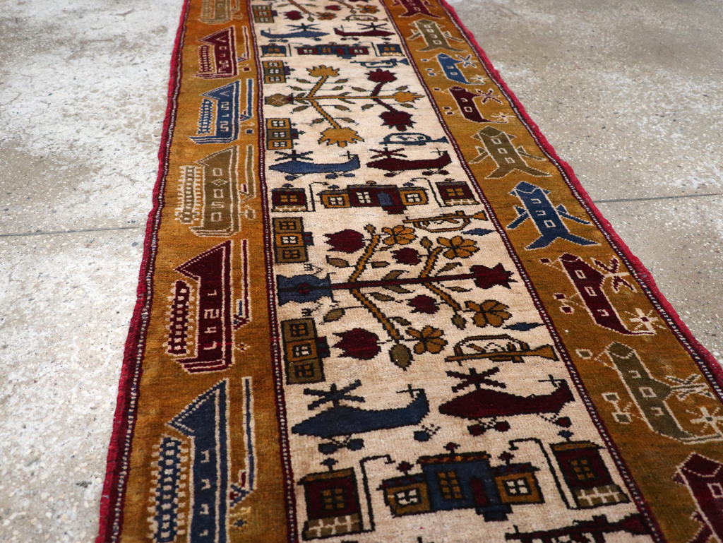 Vintage Afghan War Rug, No.32212 - Galerie Shabab