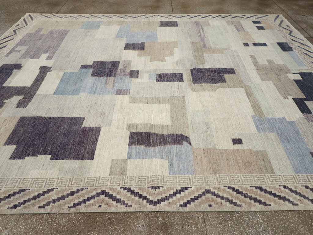 Modern East Turkestan Khotan Room Size Carpet, No.32246 - Galerie Shabab