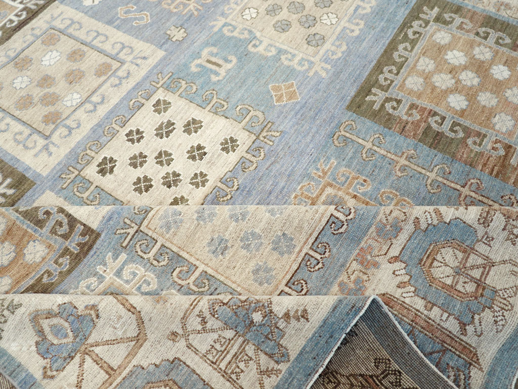 Modern East Turkestan Khotan Room Size Carpet, No.32249 - Galerie Shabab