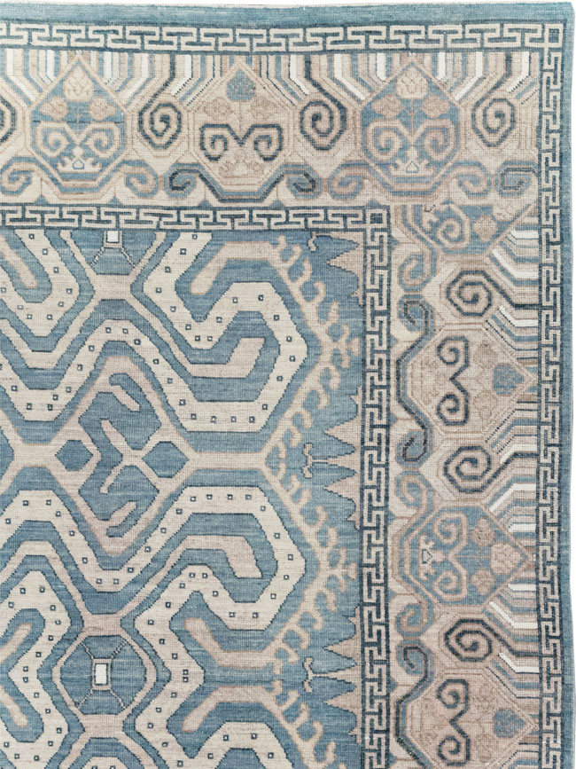 Modern East Turkestan Khotan Room Size Carpet, No.32251 - Galerie Shabab