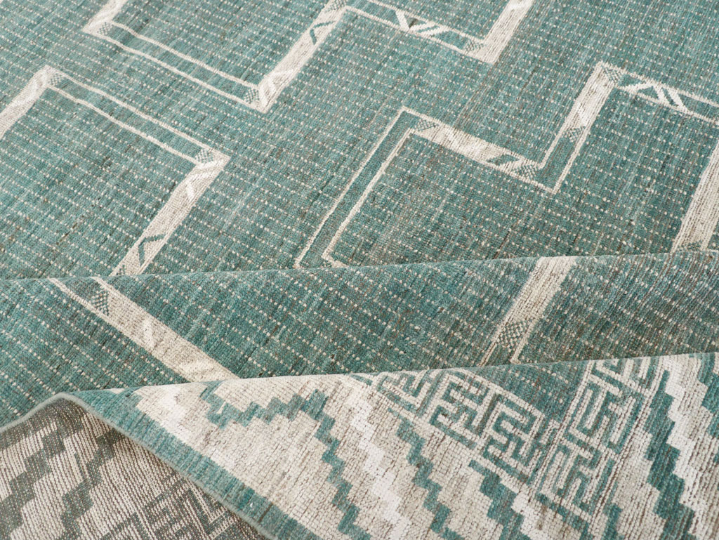 African Tuareg Inspired Modern East Turkestan Khotan Carpet, No.32252 - Galerie Shabab