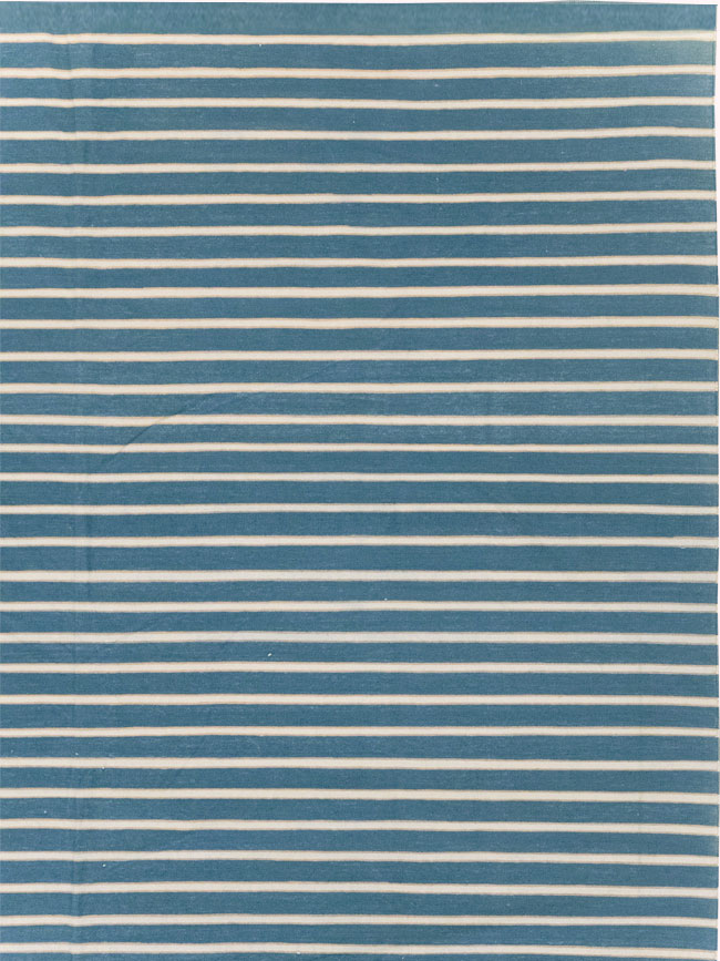 Vintage Indian Cotton Dhurrie Large Flatweave Carpet, No.32314 - Galerie Shabab