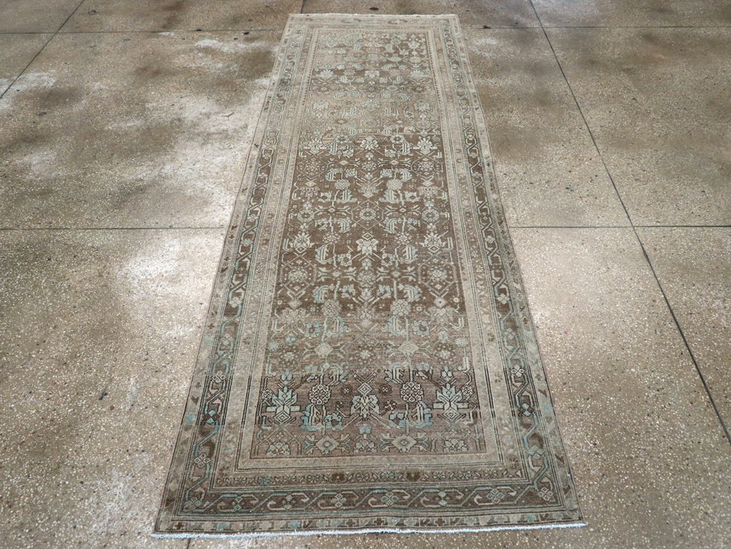 Vintage Persian Malayer Runner, No.32334 - Galerie Shabab