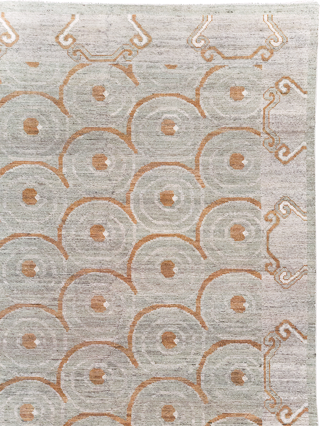 Modern East Turkestan Khotan Room Size Carpet, No.32386 - Galerie Shabab