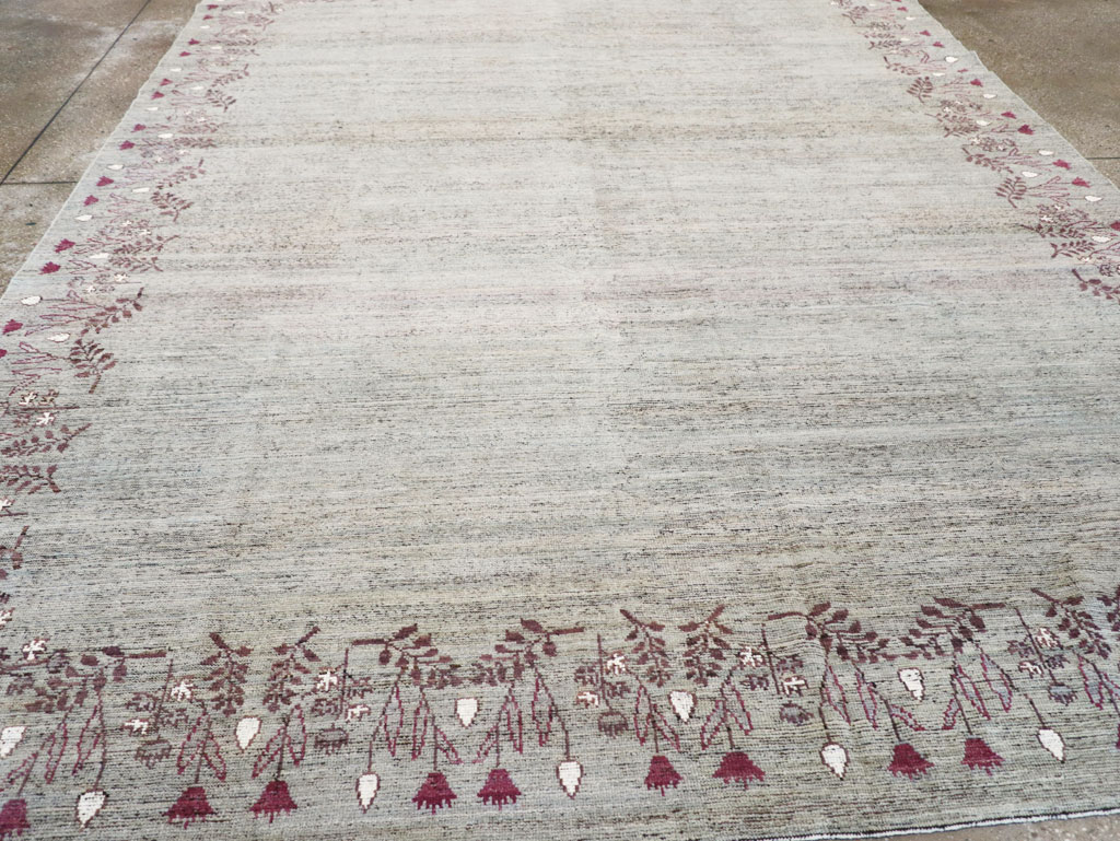 Modern East Turkestan Khotan Room Size Carpet, No.32551 - Galerie Shabab