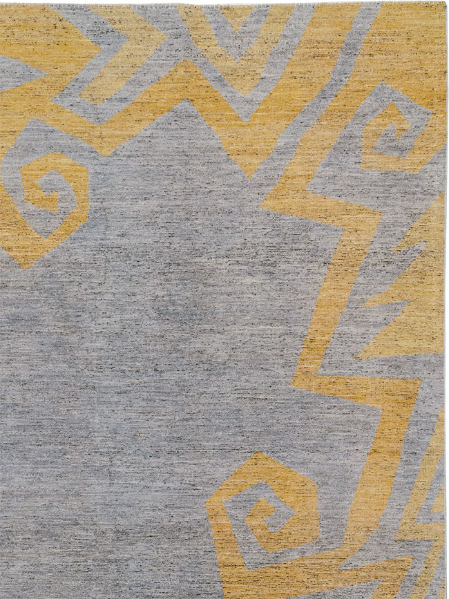 Modern East Turkestan Khotan Room Size Carpet, No.32560 - Galerie Shabab