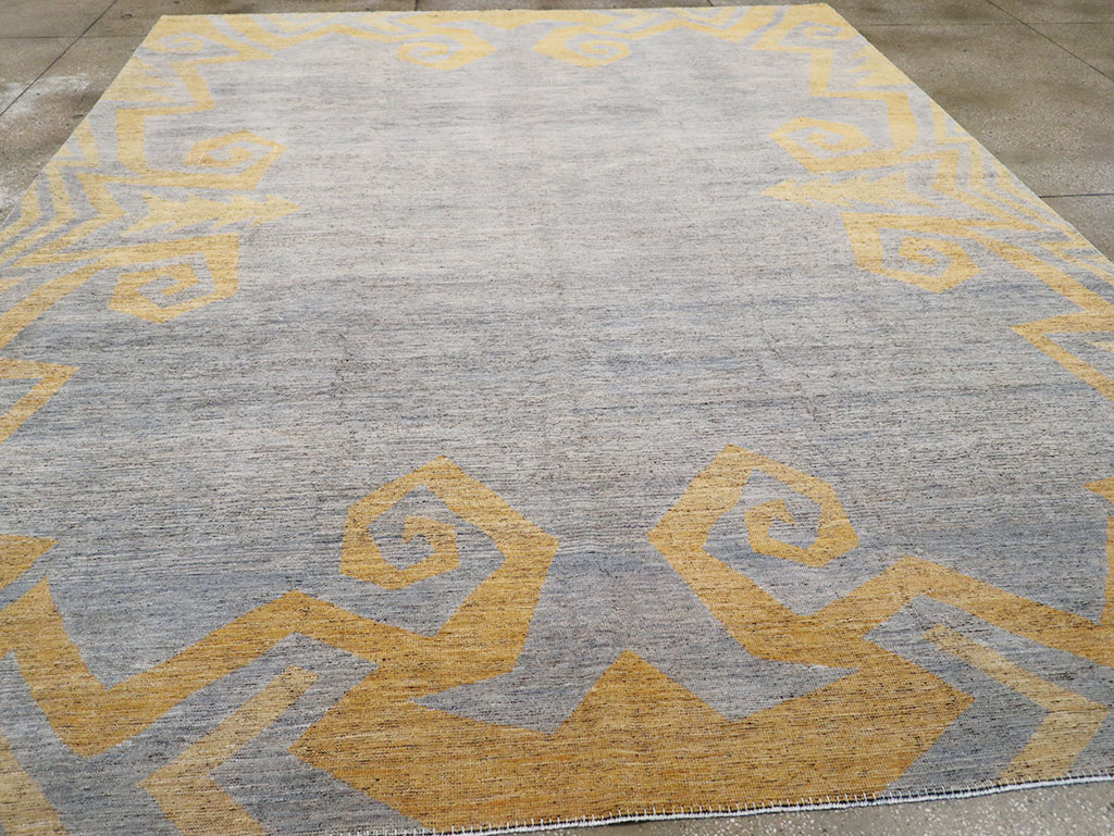 Modern East Turkestan Khotan Room Size Carpet, No.32560 - Galerie Shabab
