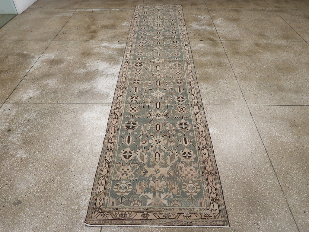 Vintage Persian Malayer Long Runner, No.32665 - Galerie Shabab