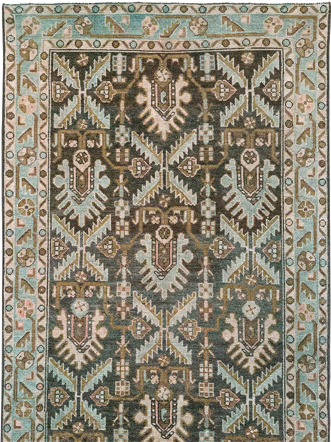 Vintage Persian Malayer Long Runner, No.32692 - Galerie Shabab