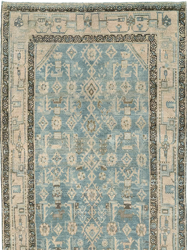 Vintage Persian Malayer Runner, No.32700 - Galerie Shabab