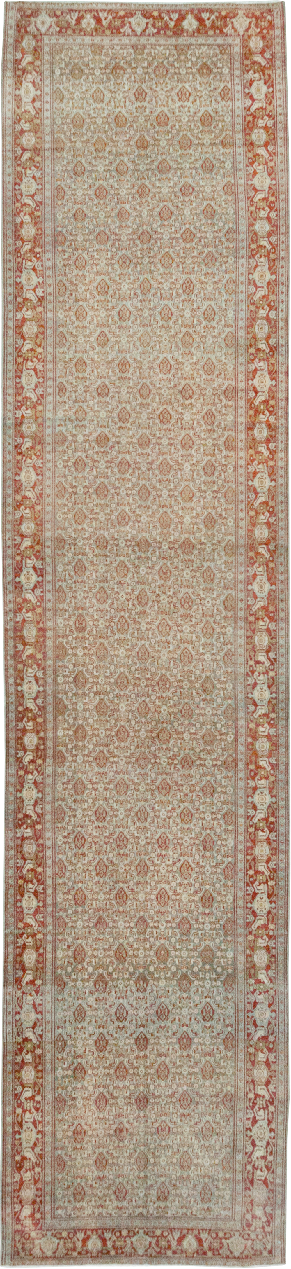 Antique Persian Malayer Long Runner, No.32704 - Galerie Shabab