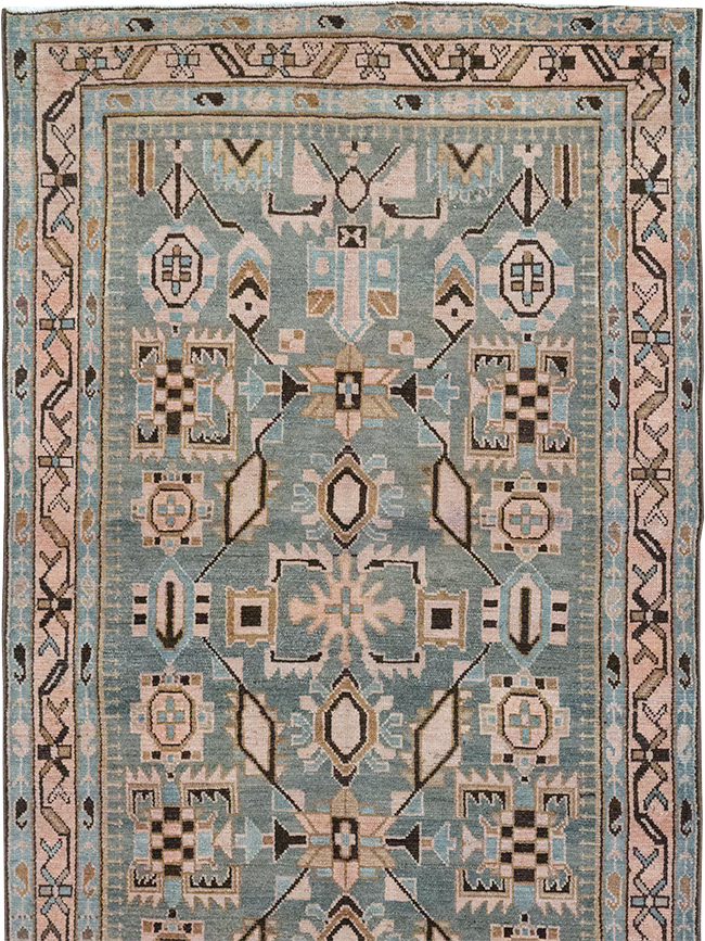 Vintage Persian Malayer Runner, No.32726 - Galerie Shabab