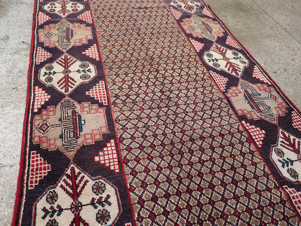 Vintage Persian Serab Gallery Rug, No.32738 - Galerie Shabab