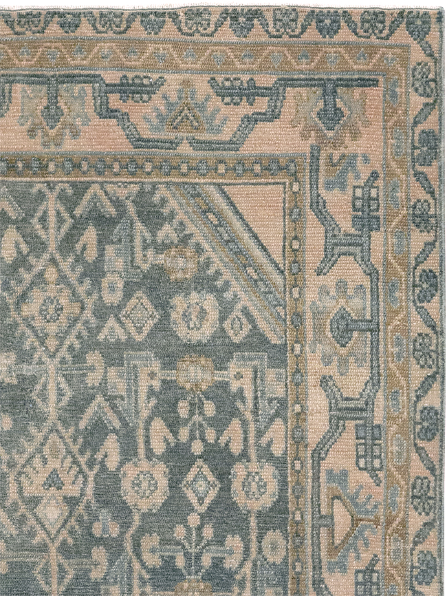 Vintage Persian Malayer Throw Rug, No.32804 - Galerie Shabab