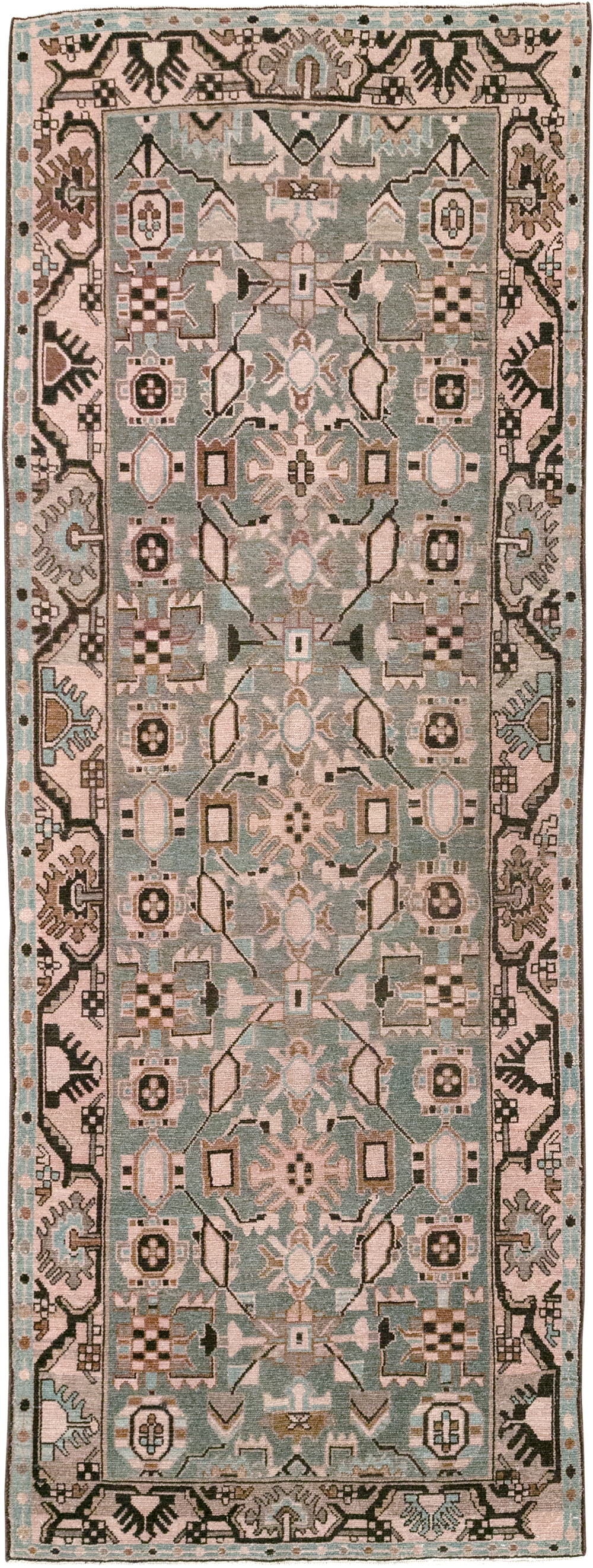 Vintage Persian Malayer Runner, No.32882 - Galerie Shabab