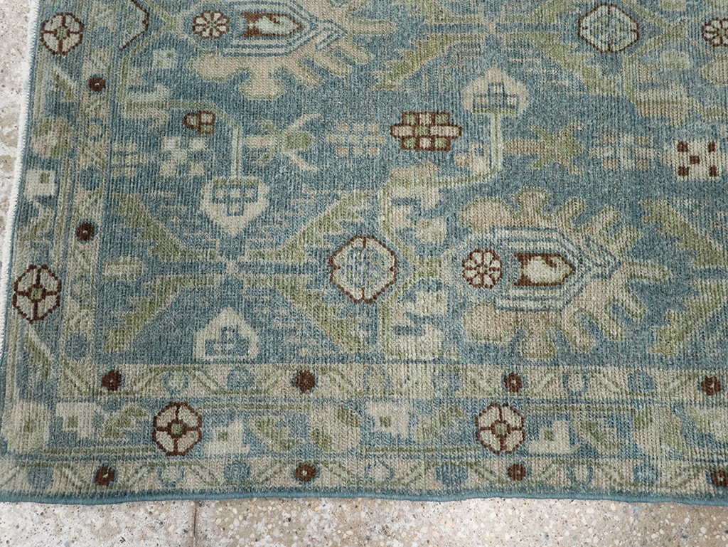 Vintage Persian Malayer Throw Rug, No.32900 - Galerie Shabab