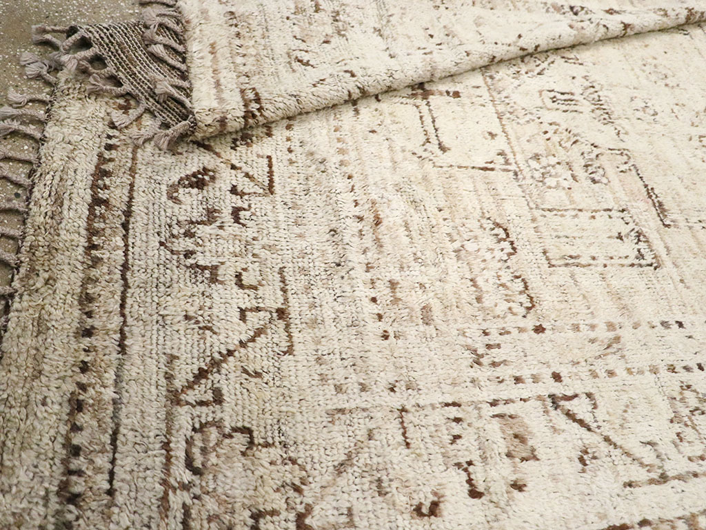 Modern Persian Gabbeh Accent Rug, No.32996 - Galerie Shabab