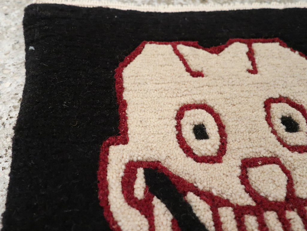 Vintage Tibetan Pictorial Rug (Pair: 1 of 2), No.33022 - Galerie Shabab