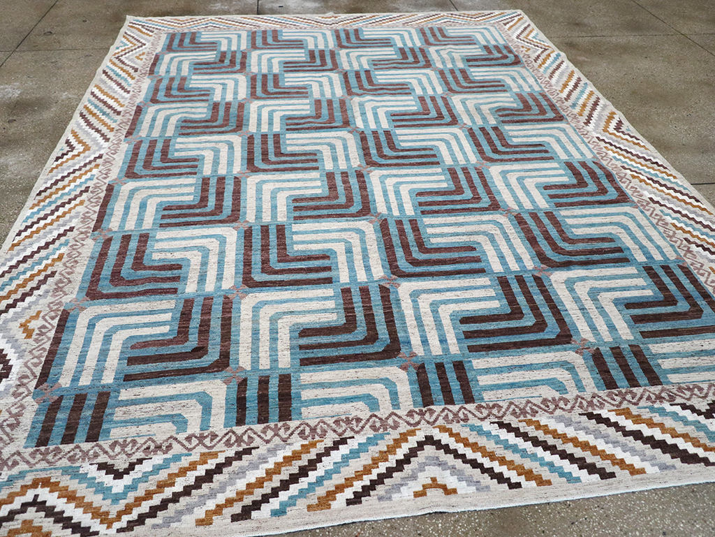 Modern East Turkestan Khotan Room Size Carpet, No.33024 - Galerie Shabab