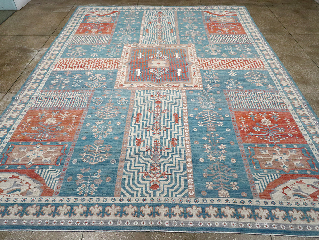 Modern East Turkestan Khotan Large Room Size Carpet, No.33031 - Galerie Shabab