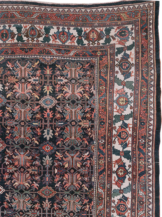 Antique Persian Kurd Bidjar Large Carpet, No.33062 - Galerie Shabab