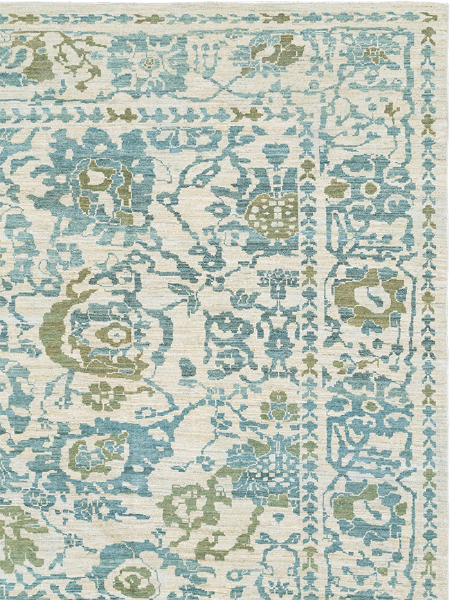 Modern Persian Sultanabad Large Room Size Carpet, No.33139 - Galerie Shabab