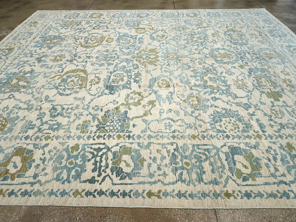 Modern Persian Sultanabad Large Room Size Carpet, No.33139 - Galerie Shabab